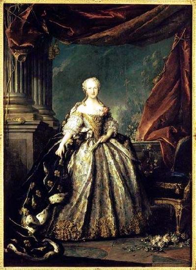 Louis Tocque Portrait of Maria Teresa of Spain as the Dauphine of France
